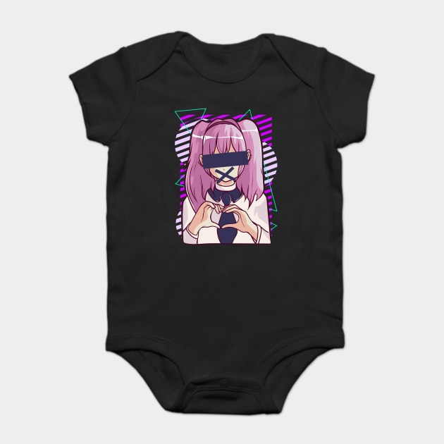 Pastel Goth Student Design Baby Bodysuit by creative